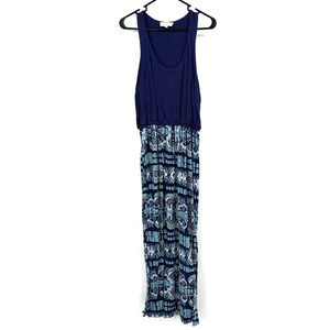 Pink Republic‎ size XL blue maxi dress sleeveless